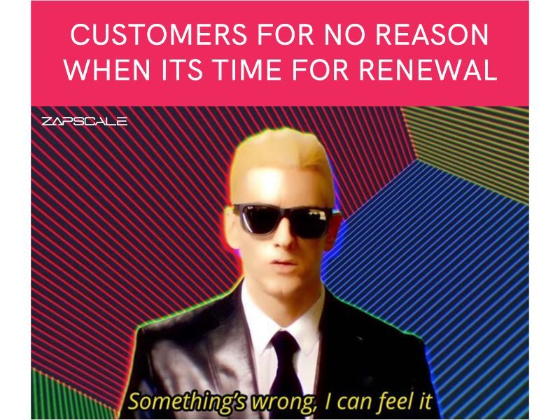 How customers behave during renewal time